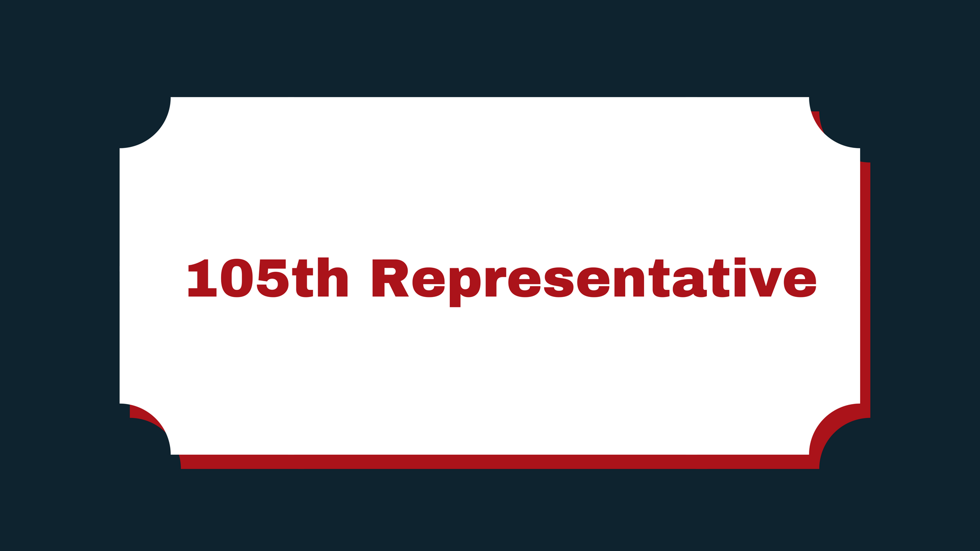 105th Representative